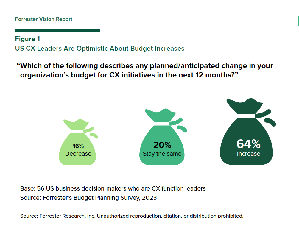 US CX Leaders Are Optimistic About Budget Increases